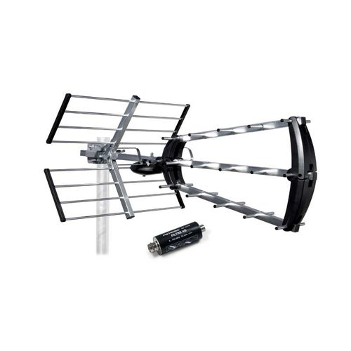 Antenne D'extérieur Trinappe 26 dB Avec Filtre 4g