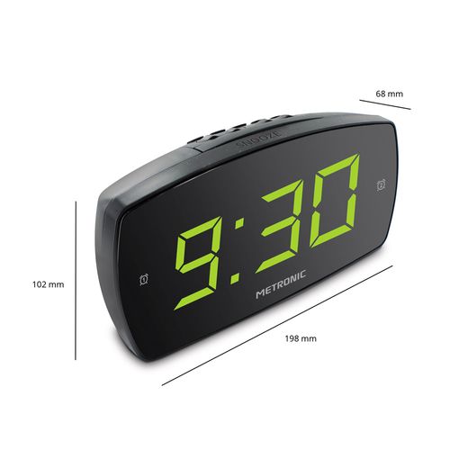 Réveil Xl2 Double Alarme Avec Grand Affichage LED