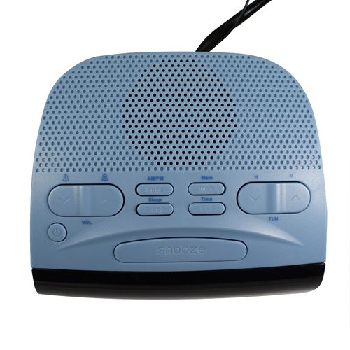 Radio-réveil Duo Colors Am/fm Double Alarme - Bleu