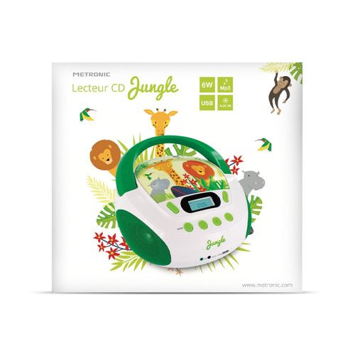 Lecteur Cd Mp3 Jungle Enfant Avec Port USB