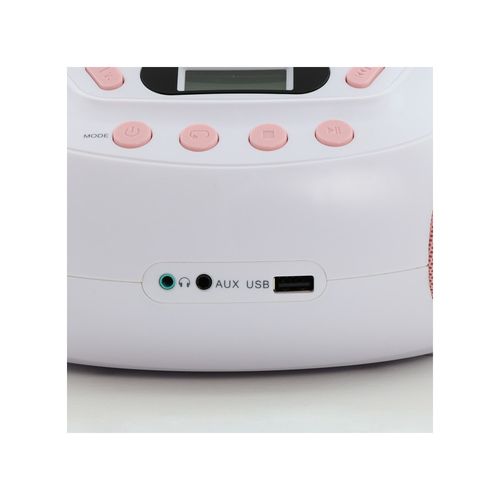 Lecteur Cd Mp3 Enfant Avec Port USB - Rose Clair