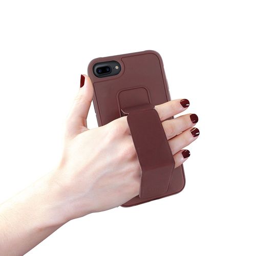 Coque Semi-rigide Magnétique Avec Support  Pour iPhone 7/8/se 2020 - Bordeaux