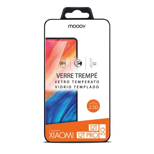 Protection D’Écran Verre Trempé 9H Pour Xiaomi 12T / 12T Pro – Anti-Rayures – Neuf