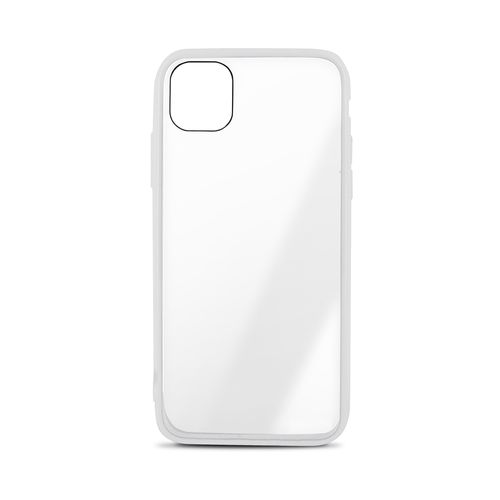 Coque Semi-rigide Color Edge Pour iPhone 12 Mini - Contour Blanc