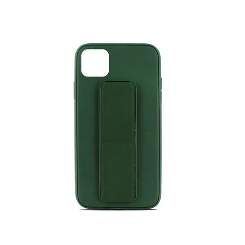 Coque Semi-rigide Magnétique Avec Support Pour iPhone 12 Mini - Verte