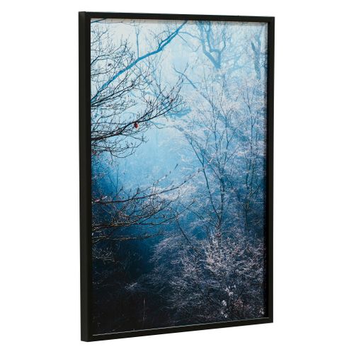 Toile 50x70 cm FORET Lario noir vue 3/4