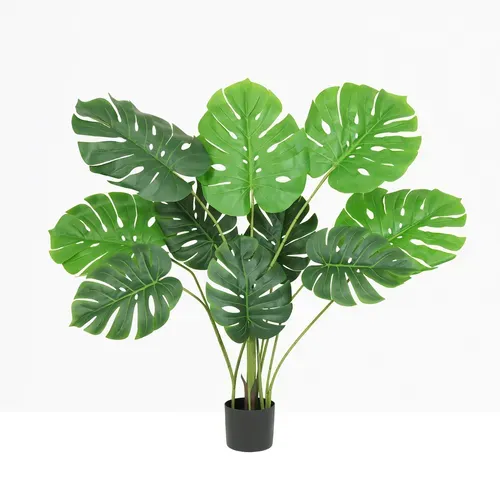 Monstera Artificiel Toucher Naturel 120cm