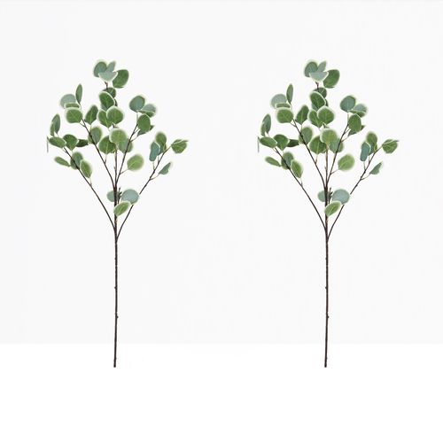 Eucalyptus Artificiel En Tige 92cm Effet Blanchi Lot De 2