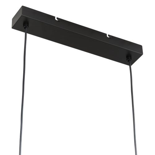 Suspension LED L. 80 cm TWIST Noir vue accessoires