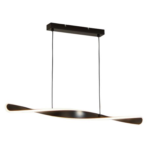 Suspension LED L. 80 cm TWIST Noir