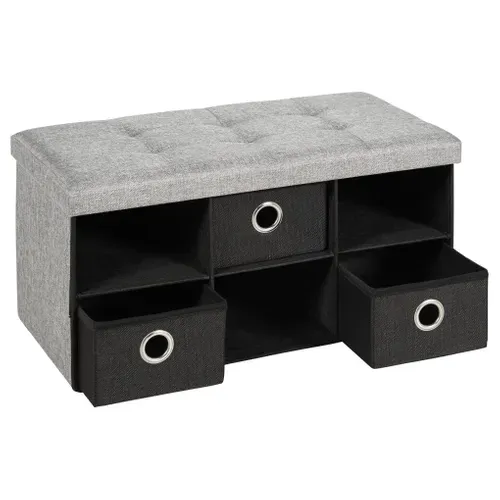 Banc pliable HARTLEY Gris