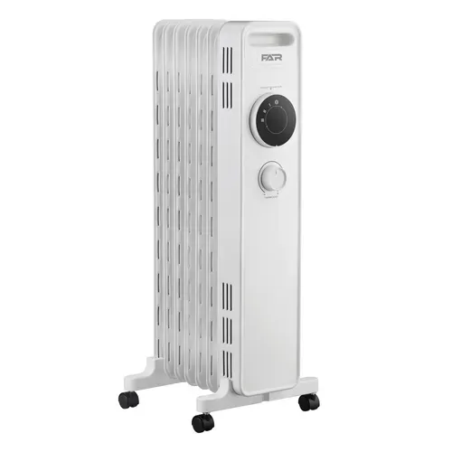 Radiateur bain d'huile FAR BH-25 G vue de profil