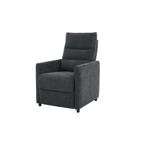 Fauteuil relax électrique OSCAR gris foncé vue de profil