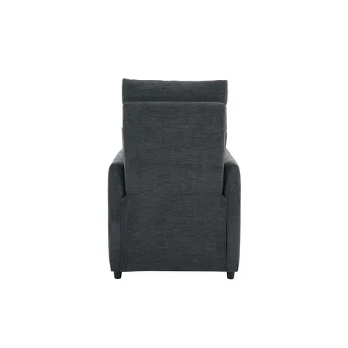 Fauteuil relax électrique OSCAR gris foncé vue de derrière