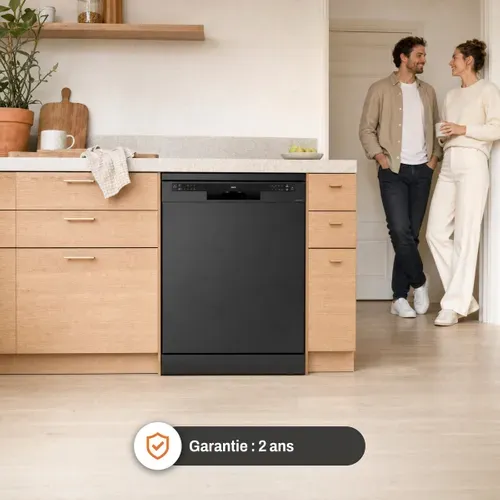 Lave-vaisselle pose libre FAR LV13C4726CBK G 13 couverts vue de derrière