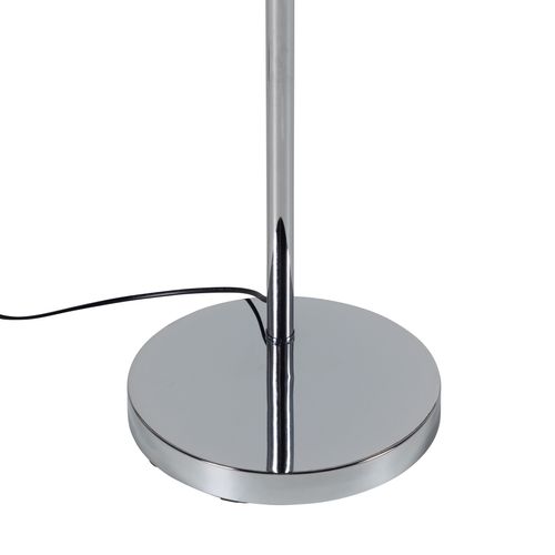 Lampadaire en métal H. 190 cm ROMA Chrome vue accessoires