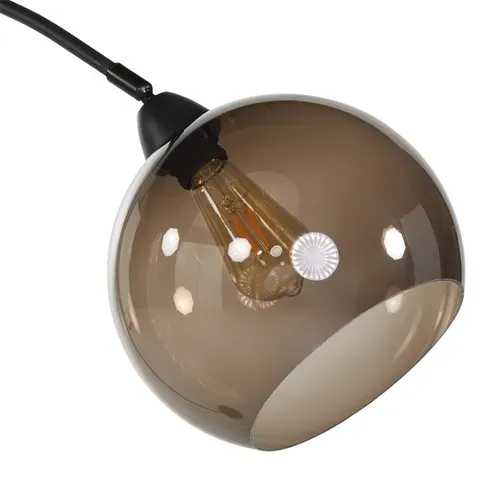 Lampadaire en métal H. 195 cm GIANNIS Noir vue détaillée