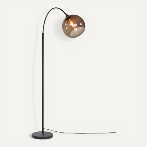 Lampadaire en métal H. 195 cm GIANNIS Noir