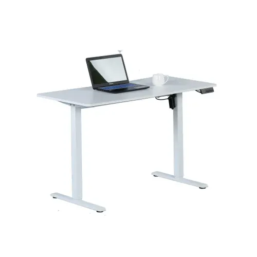 Bureau assis / debout ELEVIA blanc
