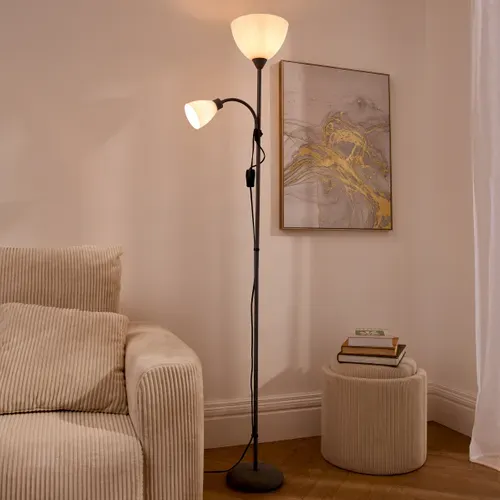 Lampadaire H. 180 cm BIRO Gris