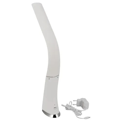 Lampe de bureau LED H. 37 cm FLEX Blanche vue de derrière