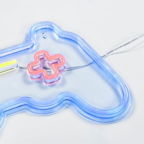 Néon mural Led USB L. 41 cm MANETTE Multicolore vue détaillée