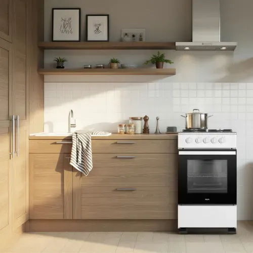 Cuisinière gaz FAR CG505024W G vue d'ambiance 1