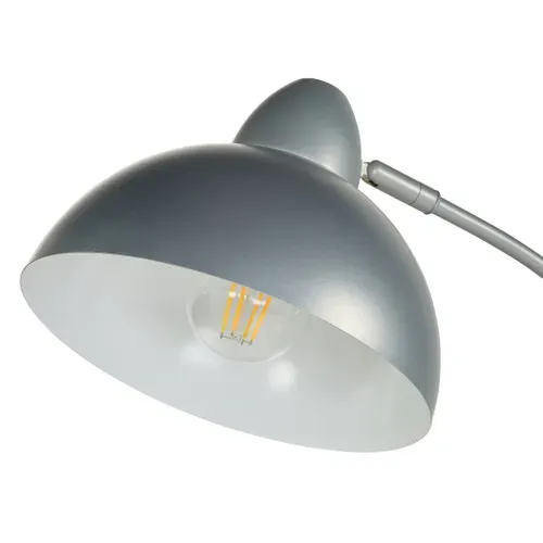 Lampadaire arc H. 154 cm MIRA Argent