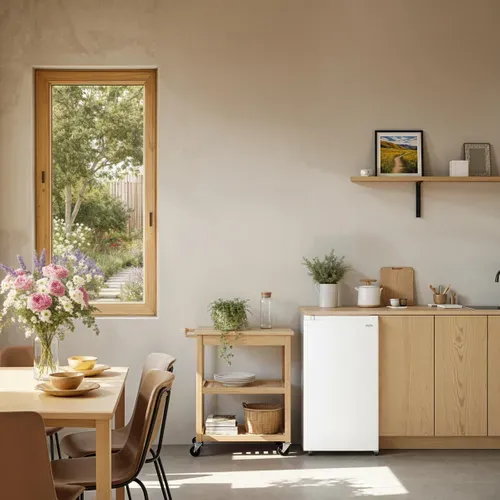 Réfrigérateur table top FAR  RTG925EW G 91L Blanc vue d'ambiance 1