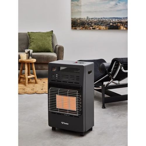 Chauffage D'appoint Infrarouge Au Gaz Butane Kern - Allumage Par Piezo - Surface De Chauffe 40m²