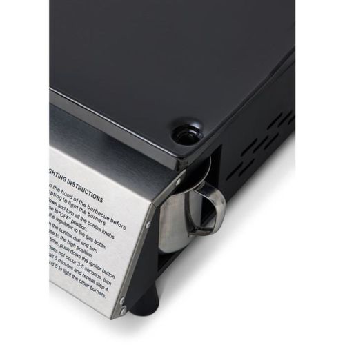 Plancha Gaz 4 Feux – 77 X 35 Cm, 10 Kw, Plaque Acier Émaillé