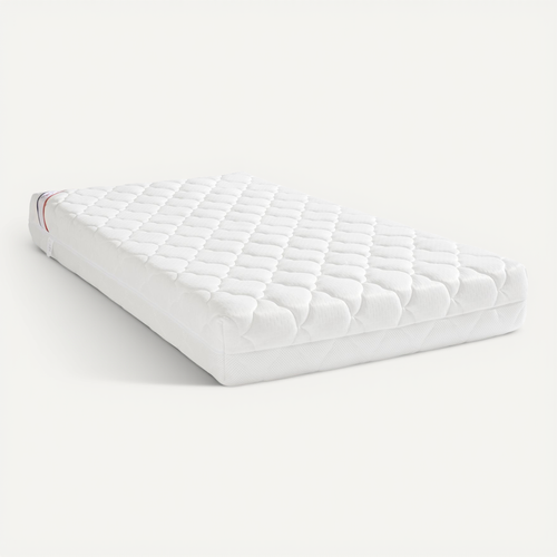 Matelas Bébé Parfait 60x120x10 Cm - Respirant L'été / Chaud L'hiver - Anti Acarien - Déhoussable