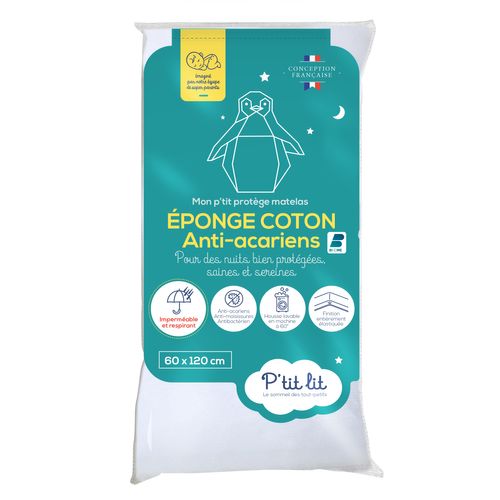 Protège Matelas Bébé Anti Acariens 60x120 Cm- Alèse Imperméable - Absorbant Et Silencieux