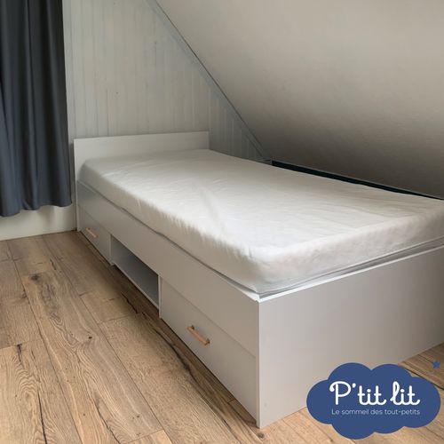 Protège Matelas Enfant Bamboo 120x190/200 Cm - Alèse Imperméable - Sans Traitement Chimique