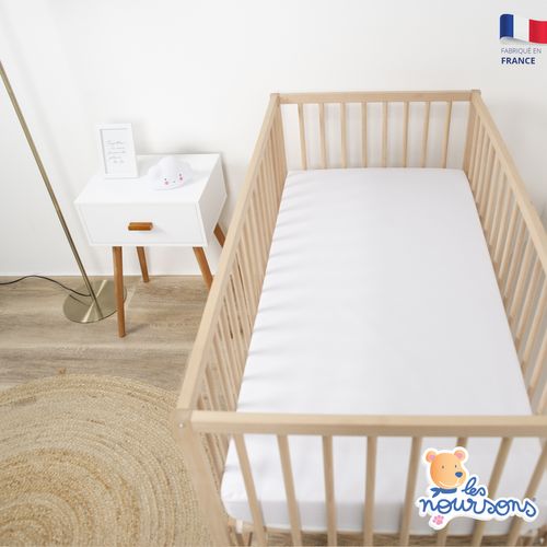 Matelas Mousse Bébé 70x140 Cm - Réversible - Epaisseur 10 Cm