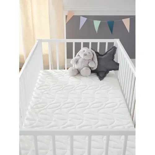 Matelas Bébé Bamboo - 60x120cm - Epaisseur 10cm - Déhoussable - Sans Traitement Chimique