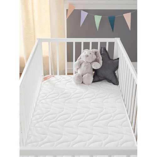 Matelas Bébé Climatisé Eté/hiver - 70x140 Cm - Epaisseur 10cm - Anti Acarien - Fabrication Francaise