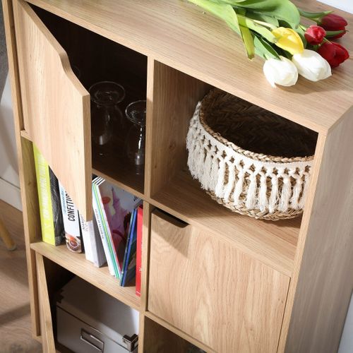 Meuble à 6 Cases Avec Trois Portes