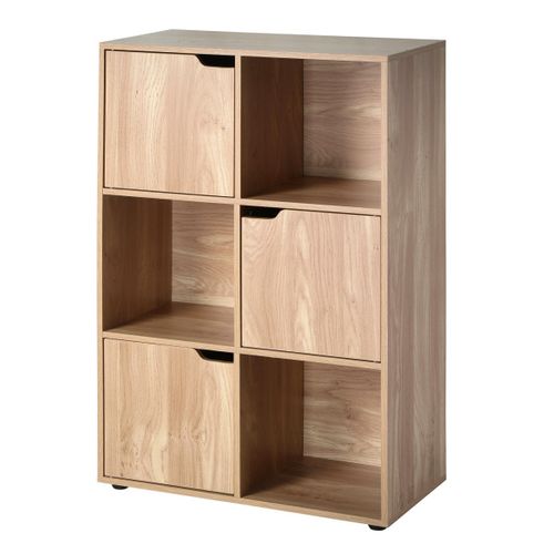 Meuble à 6 Cases Avec Trois Portes