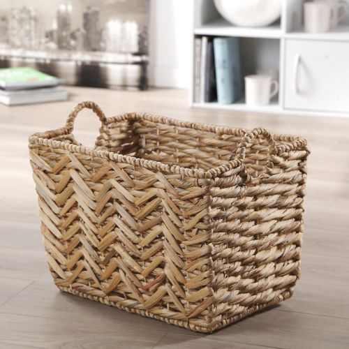 Panier Haut En Jacinthe D'eau Moyen Modèle - H32 Cm