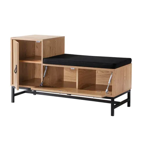Banc à Chaussures Avec 2 Rangements - L100 Cm