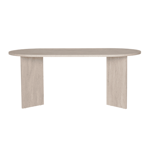 Table À Manger Avec Bords Arrondis L180 Cm