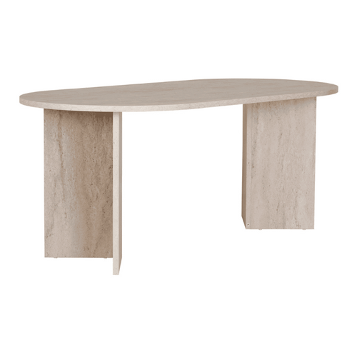 Table À Manger Avec Bords Arrondis L180 Cm