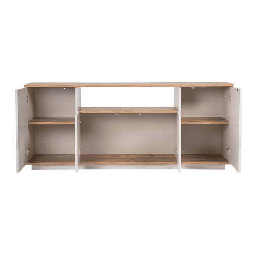 Buffet 4 Portes Et 1 Niche Centrale L180 Cm