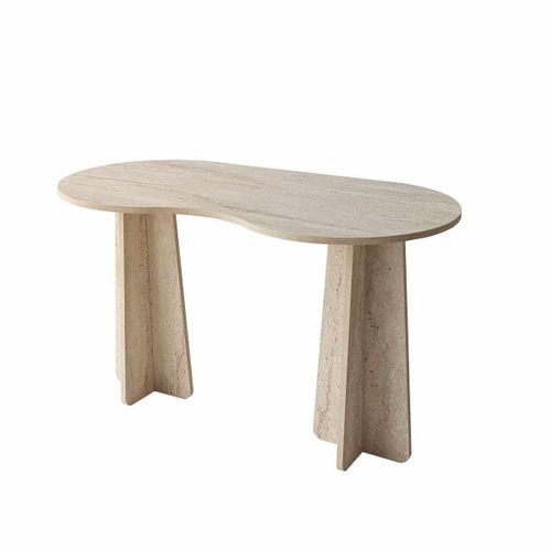 Bureau Avec Plateau Forme Organique L120 Cm