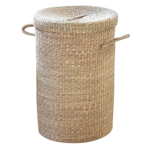 Panier à Linge En Jonc De Mer Naturel