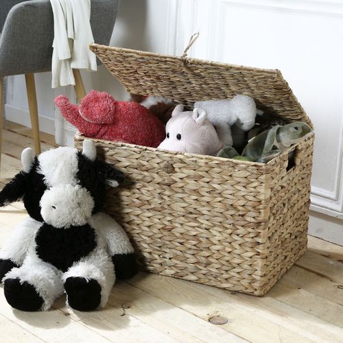 Coffre En Jacinthe D'eau Avec Couvercle