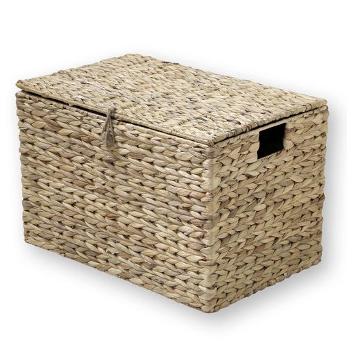 Coffre En Jacinthe D'eau Avec Couvercle