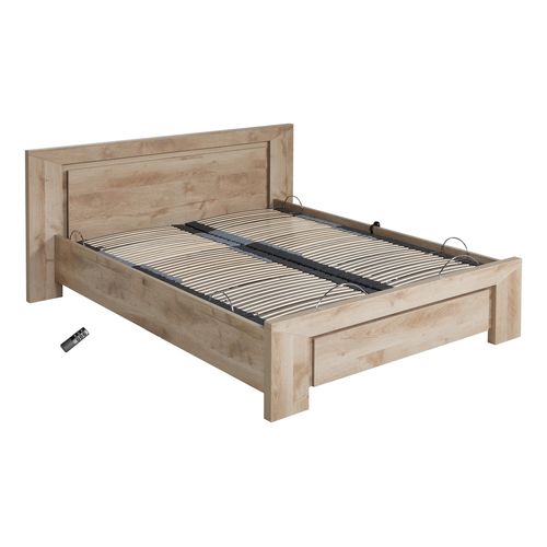 Sommier relaxation 2x90x200 cm EBAC S50 gris anthracite