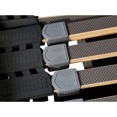 Sommier relaxation 140x190 cm EBAC S50 gris anthracite vue détaillée